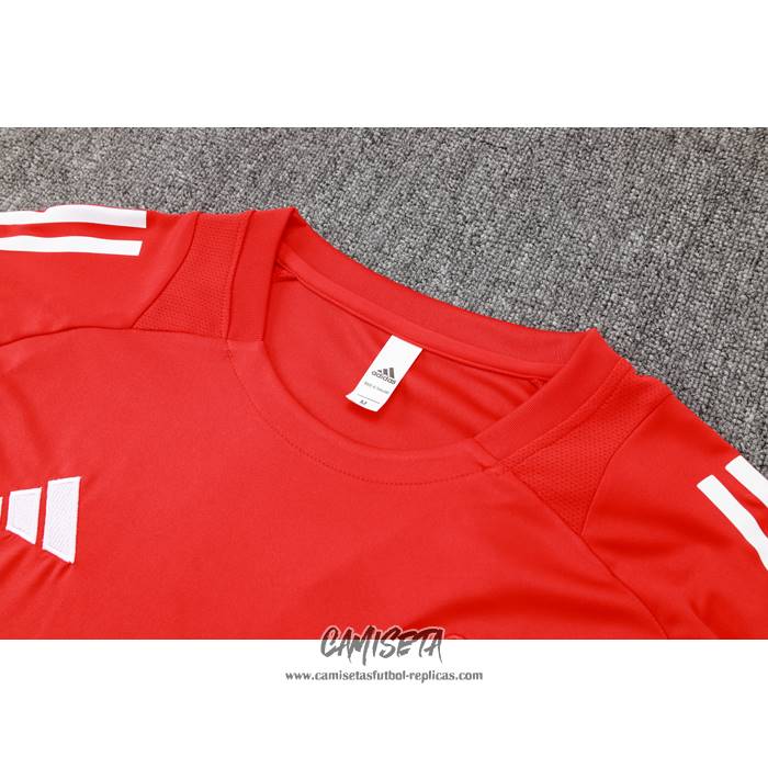 Chandal del Manchester United 2024-2025 Manga Corta Rojo - Pantalon Corto